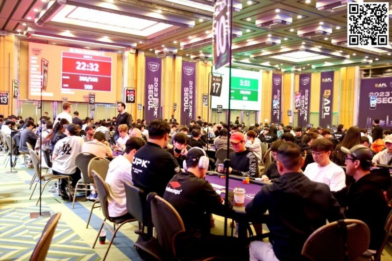 【WPT扑克】2023TJPK@首尔站 | 软硬兼备，低开高走！主赛总参赛人数659人，113人成功晋级下一轮！
