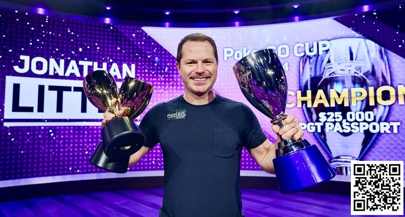 【WPT扑克】Jonathan Little在PokerGO Cup再夺一冠，获封年度PokerGO Cup Champion