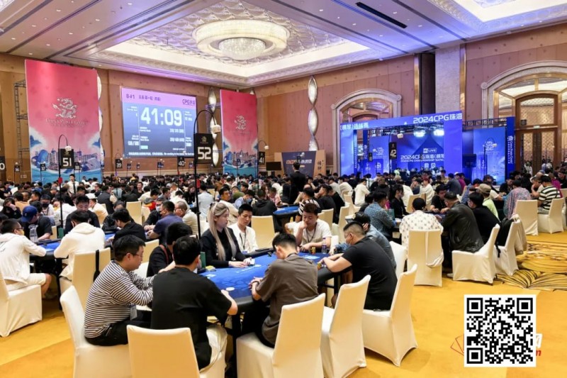 【WPT扑克】CPG珠海 | 白热化！主赛第一轮B组725人参赛，黄小虎33.35万记分牌带领227人晋级