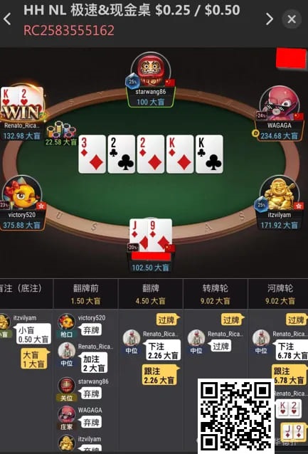 【WPT扑克】牌局分析：河牌应该打阻止注