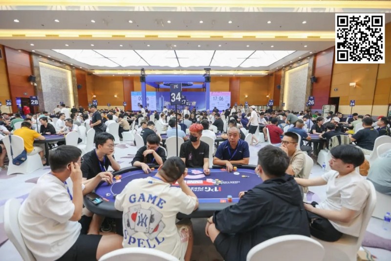 【WPT扑克】IPG合肥站 |主赛火爆开打！A组332人参赛77人晋级，陈文文30.55万记分领跑