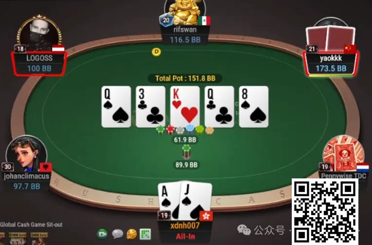 【WPT扑克】牌局分析：绝命超池bluff