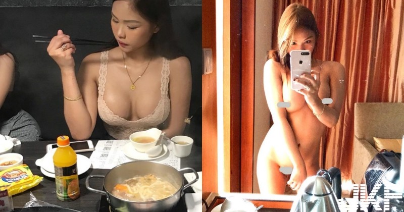 巨乳正妹台灣觀光，袒露「航母級巨乳」吃王子麵讓網友瘋搶國民外交機會！