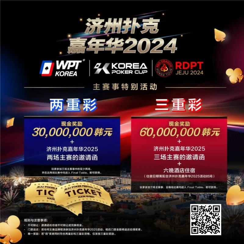 【WPT扑克】济州扑克嘉年华实力王者彩蛋上线 附17天济州岛旅行必备清单!