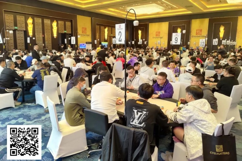 【WPT扑克】CPG三亚大师赛 | 主赛共695人次参赛361人晋级第二轮，陈光城29.15万记分牌领跑第一轮B组