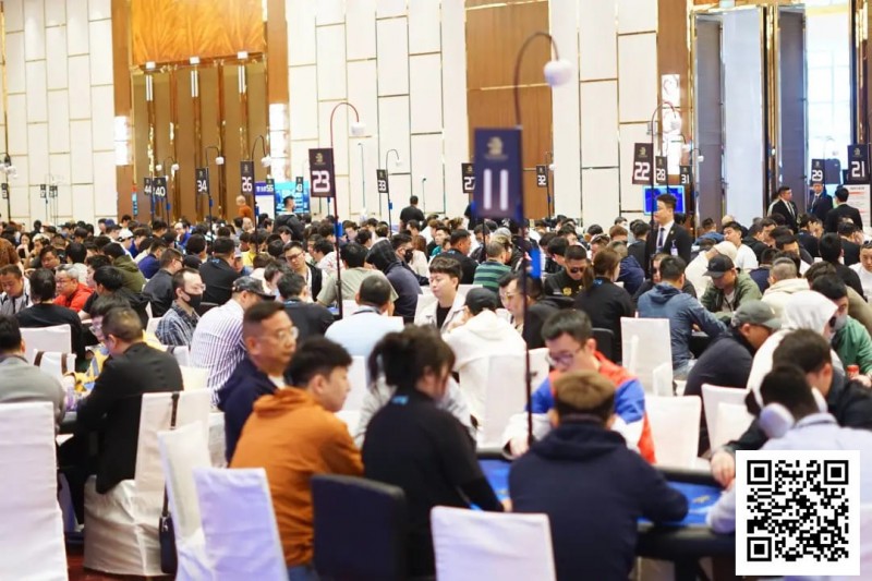 【WPT扑克】2025CPG®海棠湾巡游赛 | 主赛第一轮B组778人参赛点燃赛场，郑财40.25万记分牌领衔261人晋级